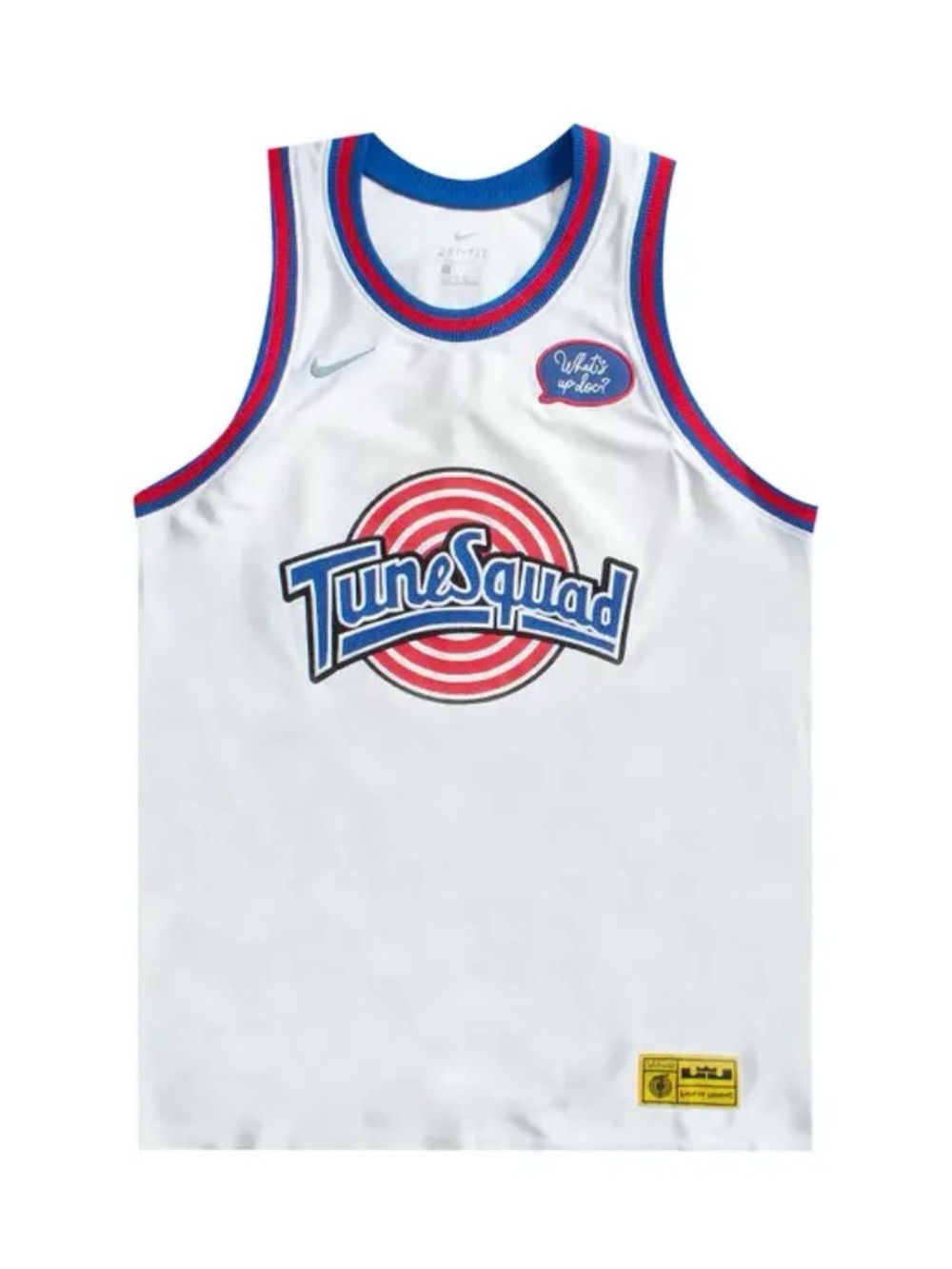 NWT Nike LeBron x Tune Squad DNA Jersey 'White/Cool Grey
